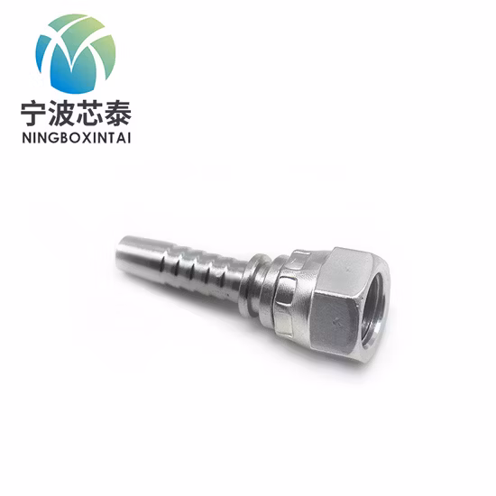 20211 油圧ホース継手メートルメネジホース継手フラットシートストレート圧着継手