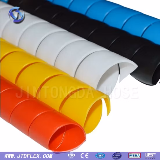 スプリングホースのプラスチック製保護ガード