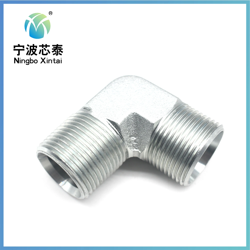 90deg Metric Elbow Fitting Male Metric to Male NPT Hose Connecter 1cn9 Interlock Ferrule for DIN 20023 4sh. R12 Hose Adapter Brass Adapter Male